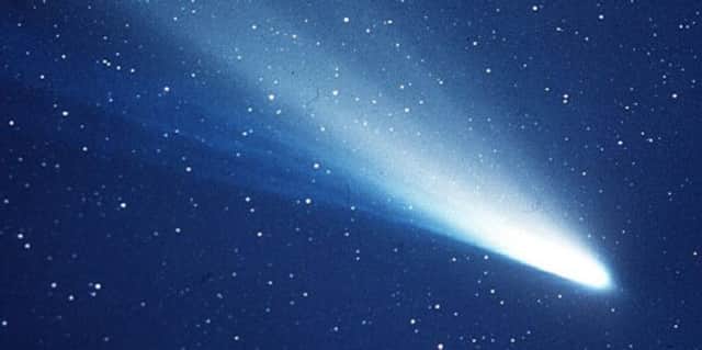 Cosmic dust from the comet's tail could light up the night sky.