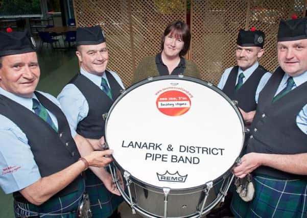 Ready to rock...Lanark Pipe Band are in concert tonight