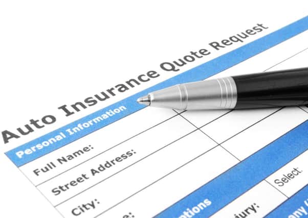 Photo of a car insurance quote request, Picture credit should read: PA Photo/thinkstockphotos. WARNING: This picture must only be used to accompany PA Feature FINANCE Finance Column.
