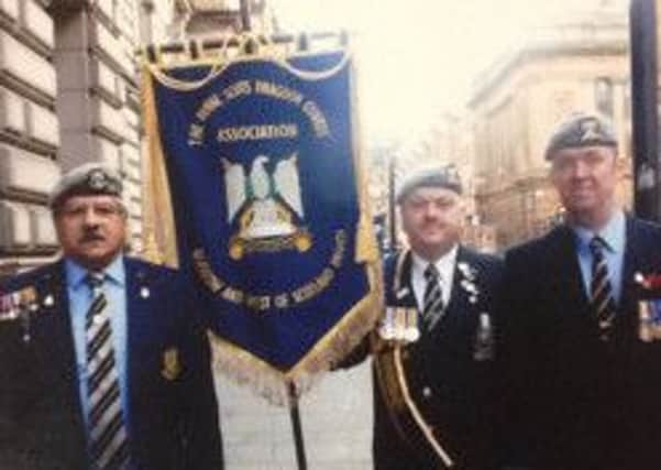 Cumbernauld men en route to the Cenotaph in Glasgow