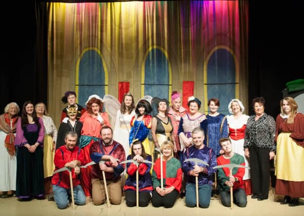 Curtain's up...for Biggar Theatre Workshop cast
