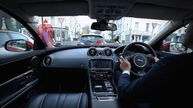 Jaguar Land Rover Urban Windscreen Invisible A Pillars. See PA Feature MOTORING Motoring News. Picture credit should read: PA Photo/Handout. WARNING: This picture must only be used to accompany PA Feature MOTORING Motoring News.