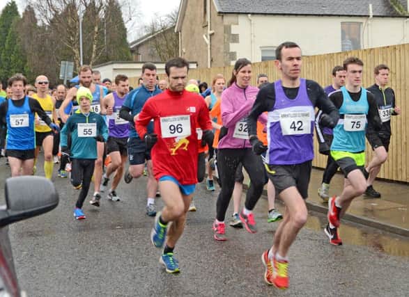 ON THE ROAD:  The Lenzie Jog attracted around 400 runners at the start of January and it has been revealed this week that hundreds of runners have signed up for the Kirkintilloch 12.5k in February.
