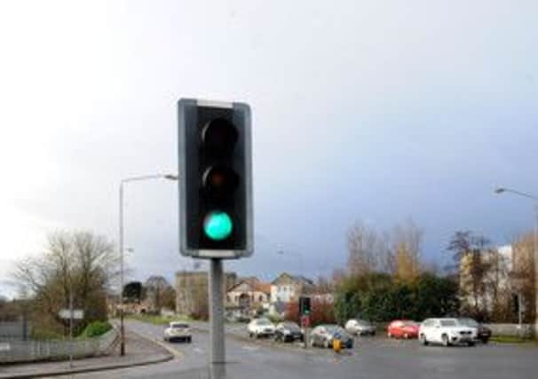 Milngavie Woodburn Way traffic lights.