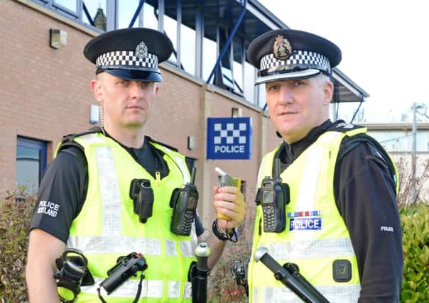 Kirkintilloch Police Station, launch of Drink Drive Campaign