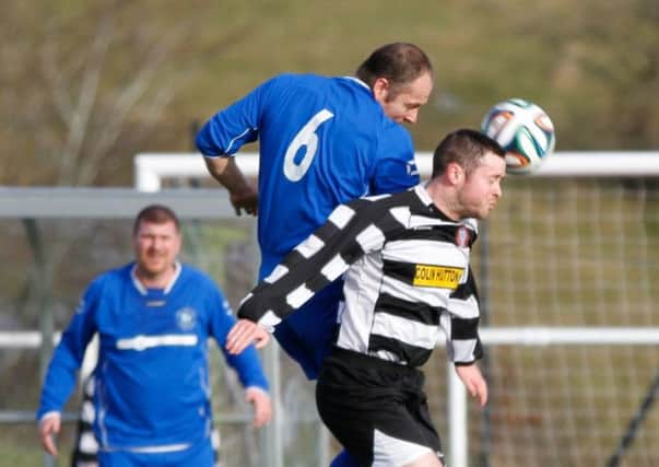 At home and away...Carluke Rovers face Benburb today   (Pic by Kevin Ramage)