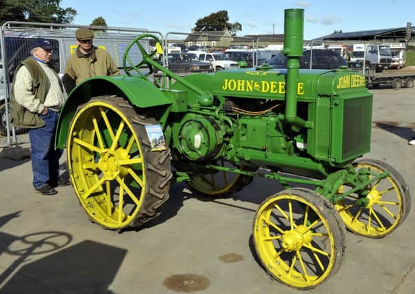 A beauty! One of the vintage stars of a tractor show held at Lanark market (pic Lindsay Addison)