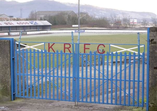 Kilsyth Rangers game was called off last Saturday due to a waterlogged at Duncansfield Park.