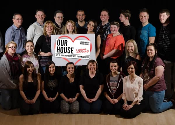 SFCG - LAMS cast pic of Our House which is being held in the Lanark memorial Hall later this month