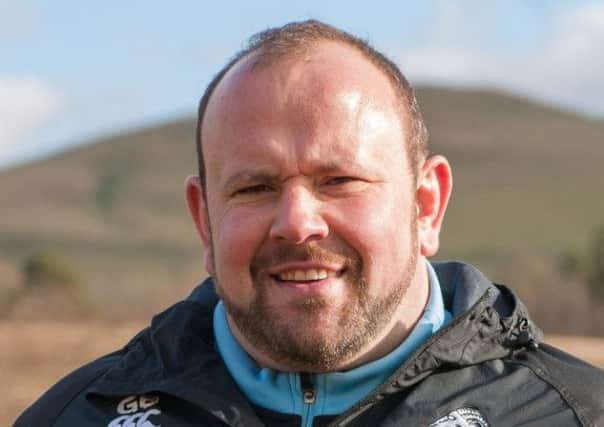 21-02-2015 Picture Sarah Peters.  Biggar Rugby Coach