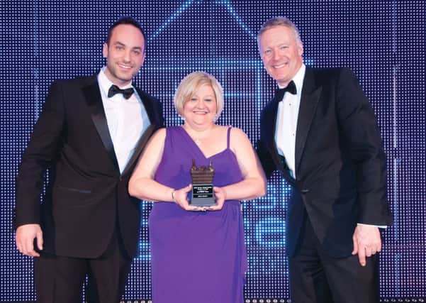 SFCG Lorraine Dorricott wins Employee of the Year at the Scottish Grocer Awards at Hilton Hotel in Glasgow.