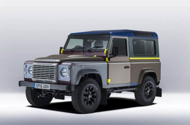 Photo of the 2015 Paul Smith Land Rover Defender, Picture credit should read: PA Photo/Handout. WARNING: This picture must only be used to accompany PA Feature MOTORING News.