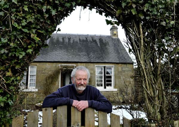 Alan Brash in his Dippoolbank Cottage
near Auchengray
7/2/13
