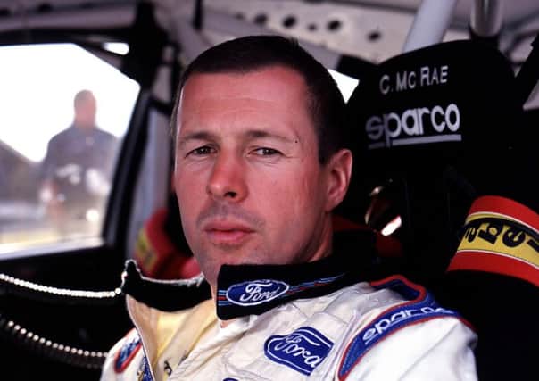 Scottish rally driver Colin McRae during the Neste Rally Finland, the 9th round of the FIA World Rally Championships in August 2001.