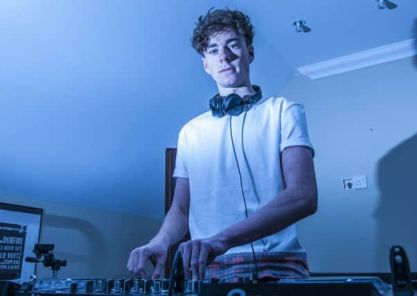 Superstar DJ...Jay Gunning is hoping his record deal will be the start of his music career 	          (Pic by Sarah Peters)