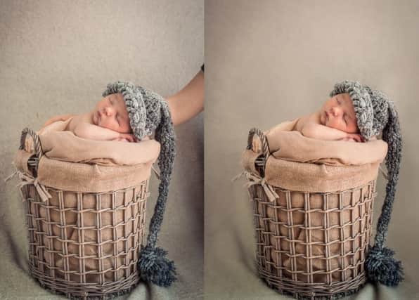 Photographer's warning over unsafe baby photoshoots.