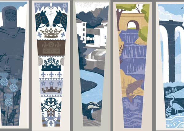 Flying Lanark's history..Banners commissioned by Lanark Rotary