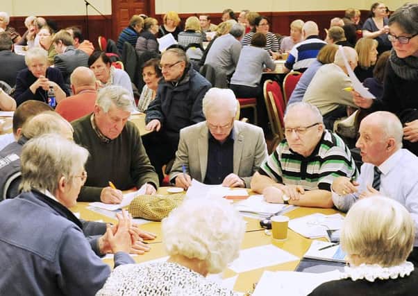Last year's town centre meeting attracted a large turnout.
