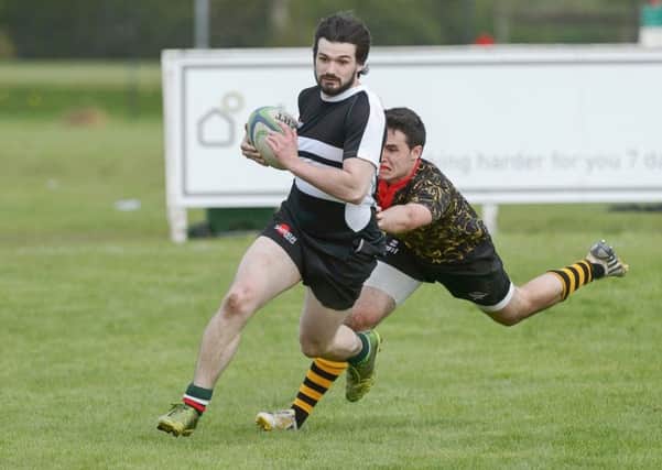 Euan Greer of The Southside Barbarians in action during The GHA Sevens Tournament on Saturday  23  May  2015
Photographer : Colin Robinson