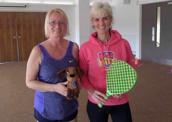 Local tennis coach with Judy Murray