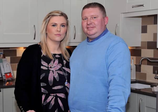 25-06-2015 Picture Roberto Cavieres.  Scott  and Christine,  Milne,  owners of SC Designs, Crow Road, Huntershill Village. His company van was targeted by thieves who stole £10,000 worth of power tools