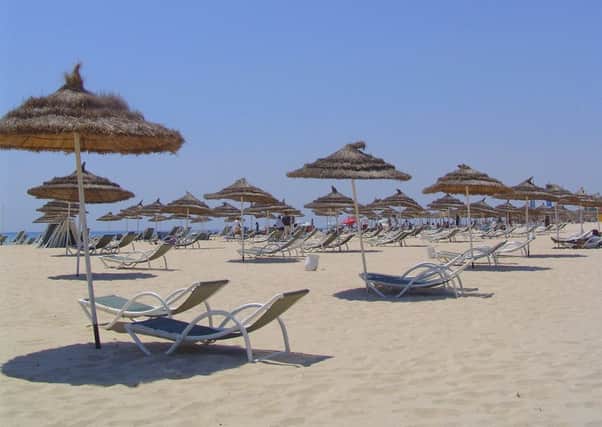 Tourists were attacked on a Tunisian beach on Friday