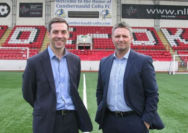 Cumbernauld Colts co-managers Craig McKinlay and James Orr