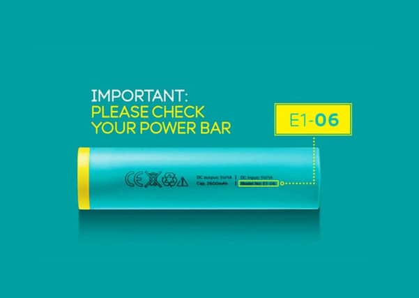 EE issued a recall for a batch of their Power Bar chargers. Photo: EE