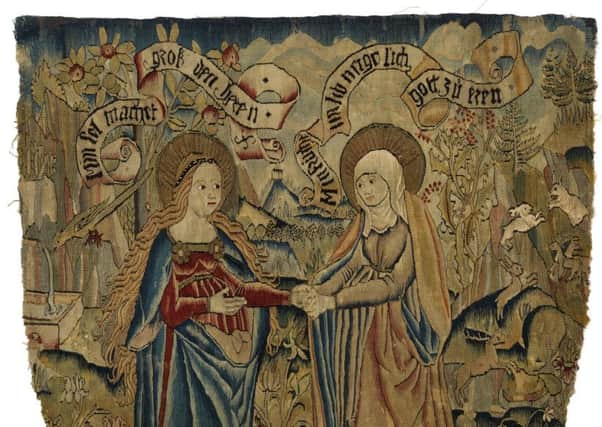 Tapestry section which is subject to a compensation claim