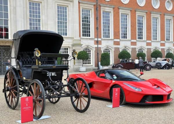 Cars from the early 1900s right up to the present day will be on display at the Concours of Elegance.