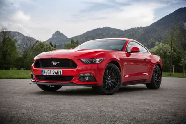 The 2015 Ford Mustang. See PA Feature MOTORING News. Picture credit should read: PA Photo/Handout. WARNING: This picture must only be used to accompany PA Feature MOTORING News.