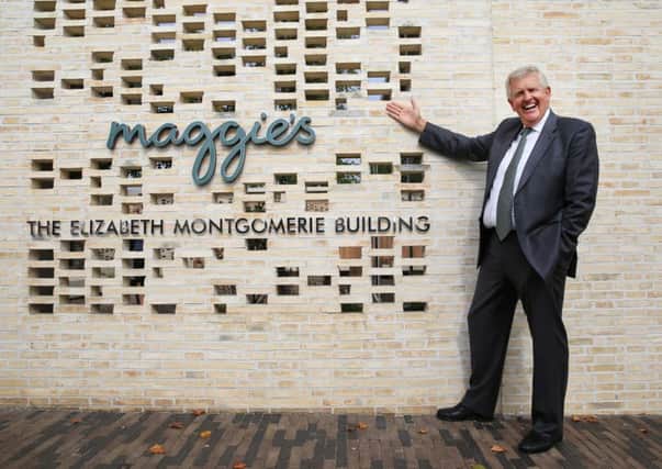 Colin Montgomerie at last year's launch of the Maggie's Centre.