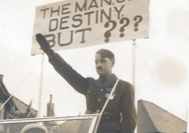 Heilarious...Hitler spoof (Photo courtesy of Lanark Museum Trust)