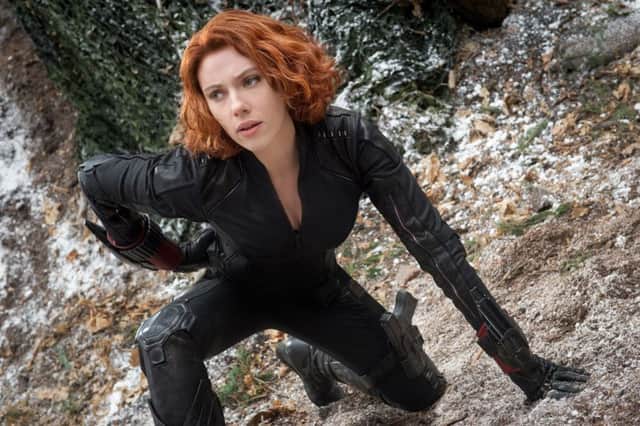 Avengers: Age Of Ultron with Scarlett Johansson.