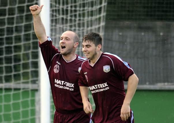Cumbernauld have plenty to celebrate after their five-goal blitz at Yoker