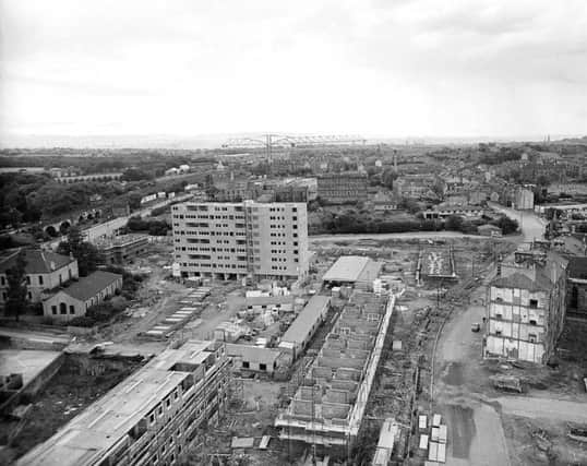 Pollokshaws redevelopment taking place in 1963