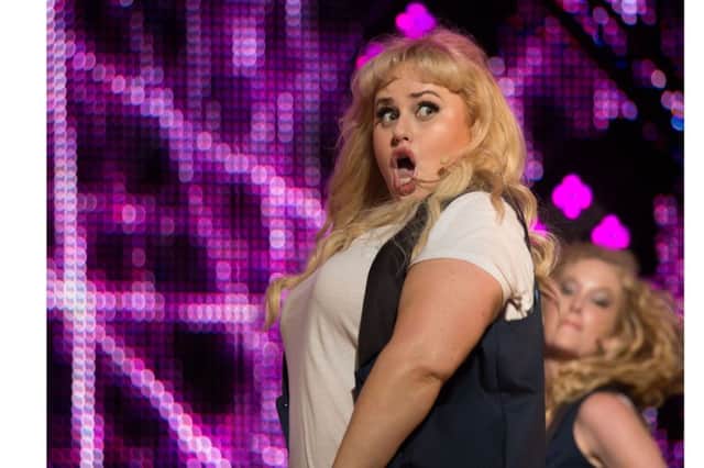 Pitch Perfect 2, with Rebel Wilson.