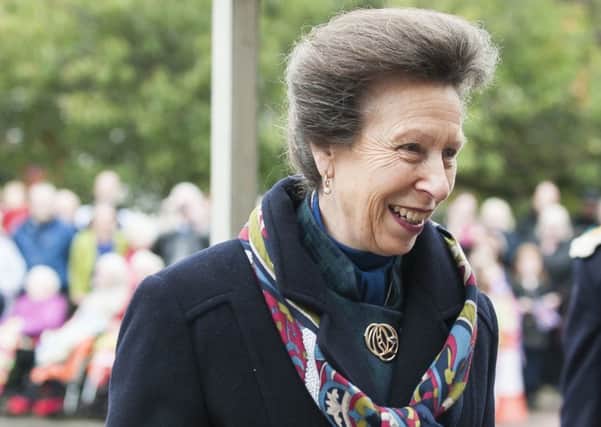 Princess Anne officially opening the new Biggarand Upper Clydesdale  Museum (Picture Sarah Peters)