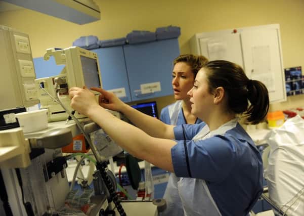 95.2 per cent A&E departments admitted, transferred and discharged within four hours.