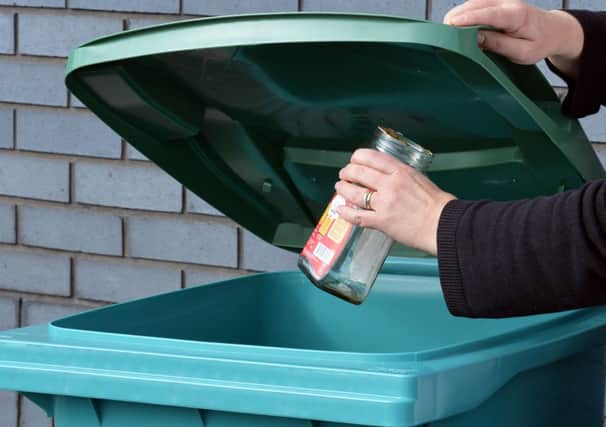 Glass recycling bins will start to be collected on Monday