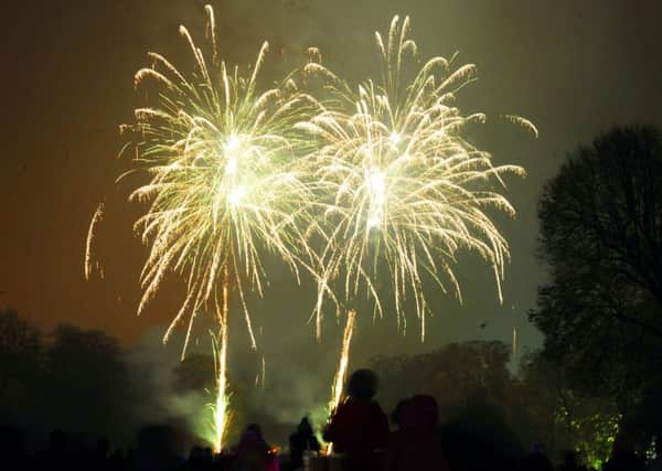 Fireworks...will light up Lanark