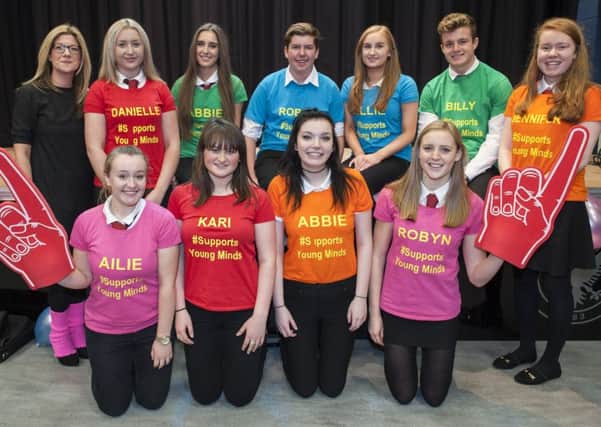 Supporting Young Minds...Lanark Grammar Charity Week fundraisers (Pic by Sarah Peters)