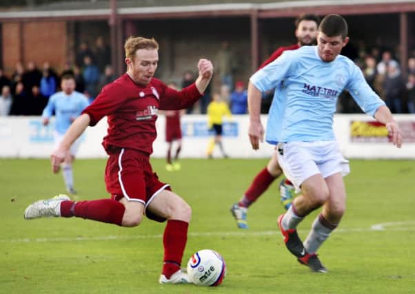 Action from Linlithgow's win over Cumbernauld
