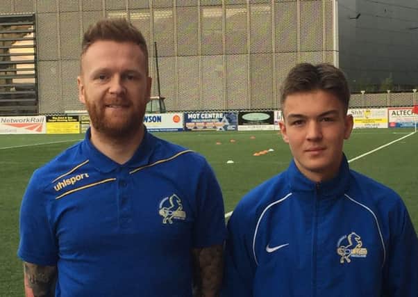 Cumbernauld Colts captain Andy Ward and under-20s star Jordan Pirrie