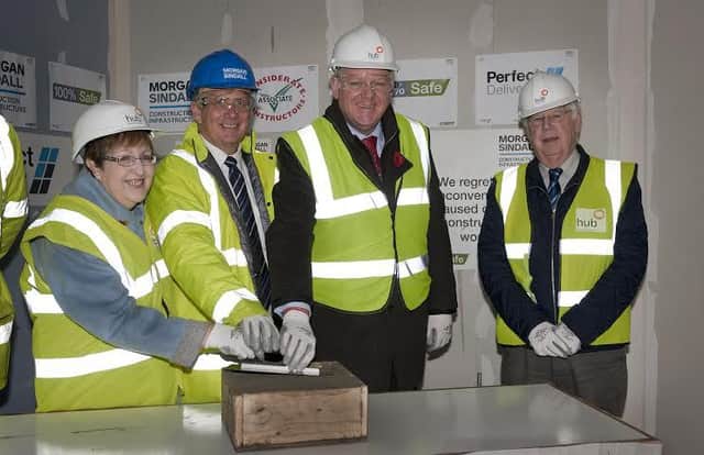 Lennoxtown Community Hub topping out