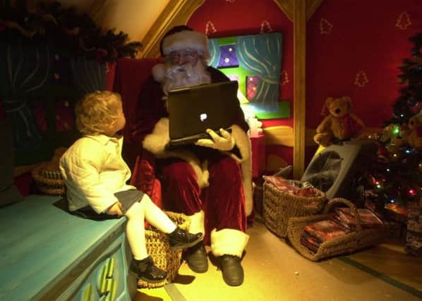 Over three million children no longer believe in Santa Claus because of the Internet. Pic: Robert Perry