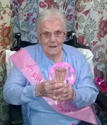 105 year old  Ina Carruthers