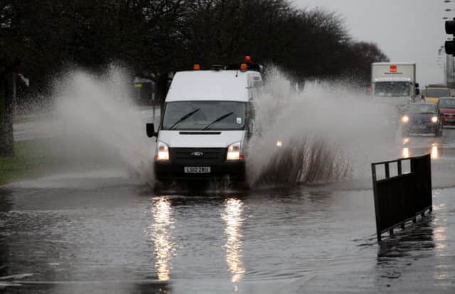Flooding on the roads as well as rail lines are causing delays for commuters this morning.