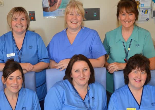 Staff on ward 23 at Wishaw General Hospital are taking part in the project