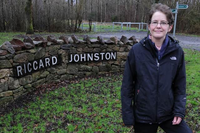 Sophie Wells has been clearing up Riccard Johnston Woodland, but says more needs to be done.